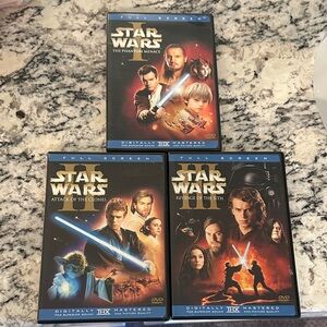 Star Wars Prequel Trilogy Full Screen DVD Collection